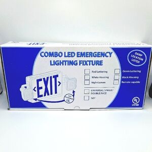 Combo LED Emergency Lighting Fixture